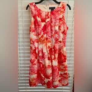 Jessica Howard Floral Feminine Pink Dress Size 14P